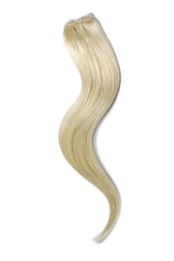 one piece hair extension Medium Bleach Blonde