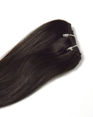 One piece Clip In Hair Extension 120G Natural Black 1B DAMA