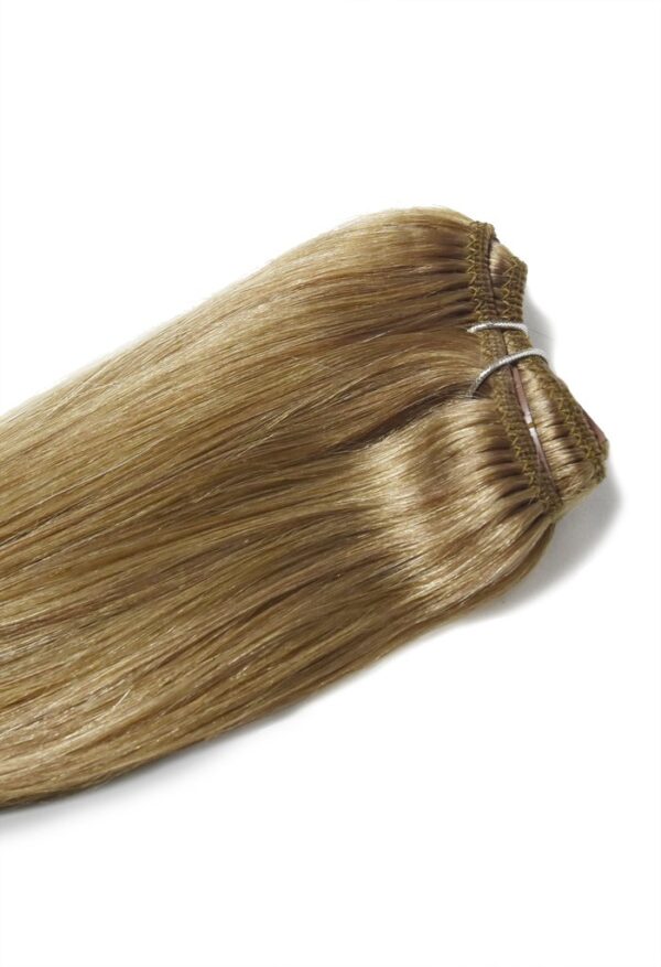 one piece human hair extension Medium Lightest brown