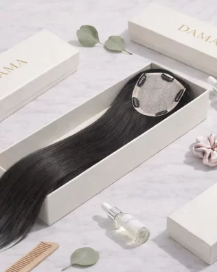 مقدمه اماميه حرير لاخفاء خفه الشعر – حرير كامل 15×18 سم